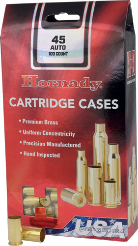 Hornady Unprimed Cases 45 Acp - 100 Pack 5pk/cs !