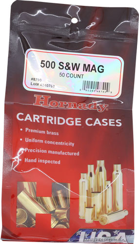 Hornady Unprimed Cases 500 Sw - 50 Pack 5pk/cs
