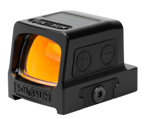 Holosun 509 Enclosed Gold Mlti - Reticle Solar Titanium Pistol 1