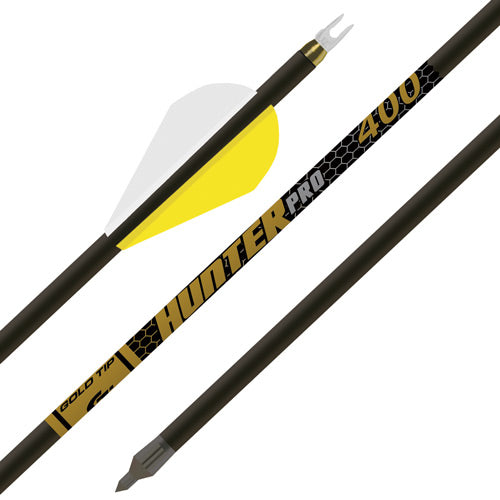 Gold Tip Arrow Hunter Pro 400 - 2" Raptor Vanes 1/2doz