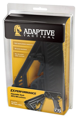 Adaptive Tactical Stock Ar-15 - Mil-spec Polymer Black 3