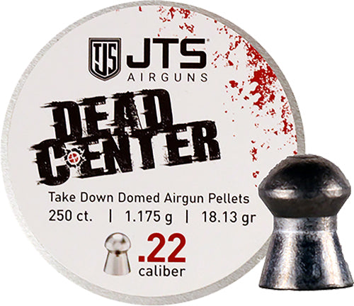 Jts Pellets Dead Center 22 - Domed 18.13gr 250ct