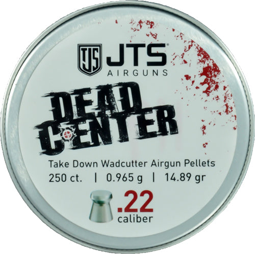 Jts Pellets Dead Center 22 - Wadcutter 14.89 Gr 250ct 1