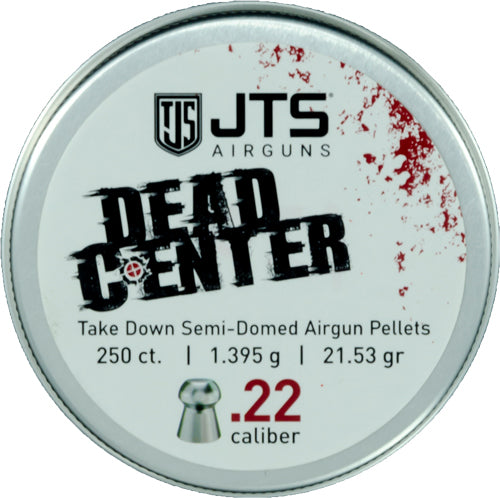 Jts Pellets Dead Center 22 - Semi-domed 21.53 Gr 250ct