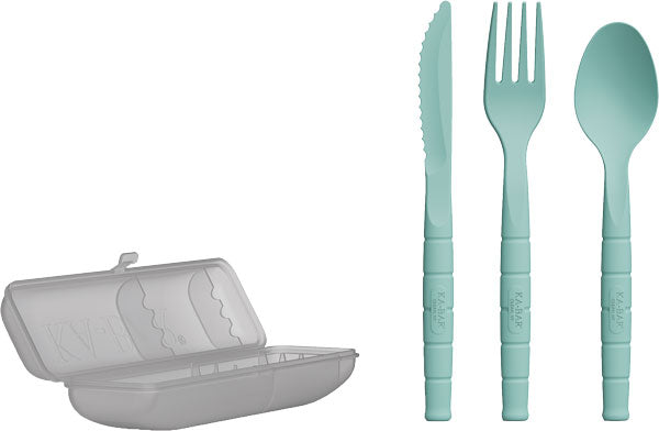 Ka-bar Lunch Pal W/spoon/fork/ - Knife With Lightweight Case 3