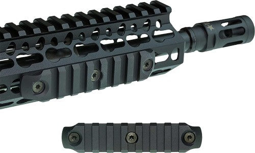 Bcm Rail Section--nylon Keymod - 4" Rail Black