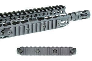 Bcm Rail Section--nylon Keymod - 5.5" Rail Black