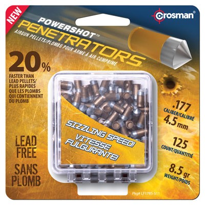 Crosman Pellets 177 Lead Free - 8.5 Grain 125 Count