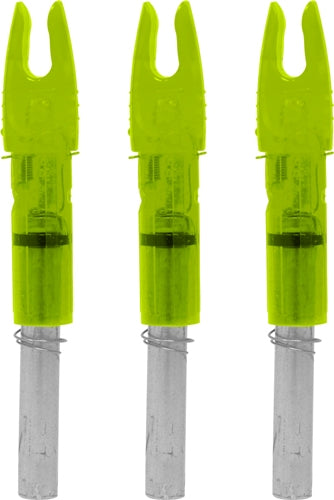 Lumenok Lighted Nock - Signature Series Green 3pk 3