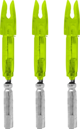 Lumenok Lighted Nock - X-series Green 3pk 4
