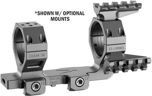 Audere Scope Mount Levitas - Cantilever 34mm 0moa