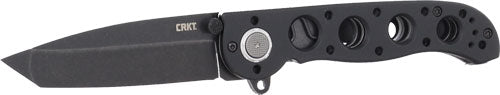 Crkt M16-02db 3.1" Plain Edge - Tanto Black Bld W/deadbolt As!