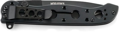 Crkt M16-03ks 3.5" Plain Edge - Spear Point Black Blade 3