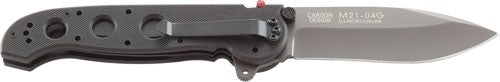 Crkt M21-04g 3.875" Deep - Bellied Black Spear Point 3