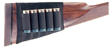 Michaels Shotgun Buttstock - Shell Carrier 5-loop Black