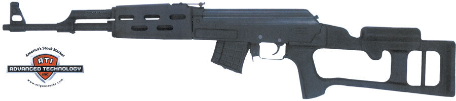 Adv. Tech. Ak Fiberforce Stock - Black Matte