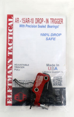 Elftmann Trigger Ar-15 Match - Curved Socom Adj 2.75-4lbs.