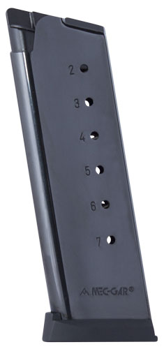 Mec-gar Magazine 1911 Officers - 45acp 7rd Blued