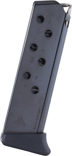 Mec-gar Mag Walther Ppk/s - 380acp 7rd Finger Rest Blued