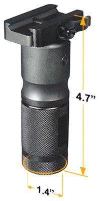 Utg Vertical Foregrip 4.7" - Folding Qd Picatinny Aluminum 3