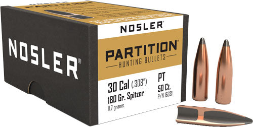 Nosler Bullets 30 Cal .308 - 180gr Partition 50ct 1