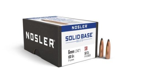 Nosler Bullets 6mm .243 - 100gr Solid Base Sp 50ct