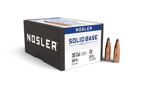 Nosler Bullets 30 Cal .284 - 150gr Solid Base Sp 50ct