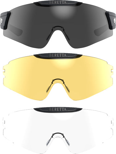 Beretta Intermask Eyeglasses - Interchange Fume/neutral/yllw