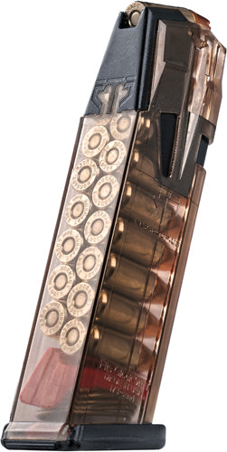 Ets Magazine Omega Glock 17/19 - 9mm 17rd Trans Poly 17/19/19x 3