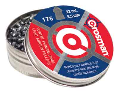 Crosman Pellets 22 Pointed- - Case Of 12 Packs Of 175 Pellet 1