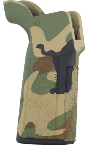 B5 Systems Type 23 Pistol Grip - Woodland Beavertail