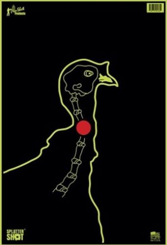 Splatter Shot Target 12"x18" - Turkey 8pk 1