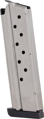Springfield Magazine 1911-a1 - 9mm Luger 9rd Ss W/base Pad