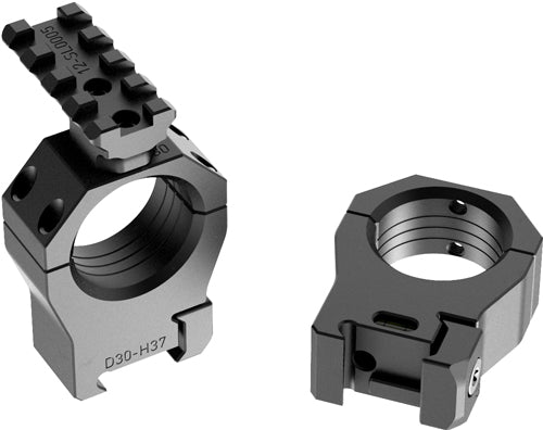 Audere Scope Rings Psr 30mm - Gen Iii W/level High Black 3