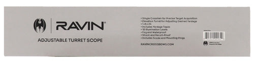 Ravin Crossbow Scope 1-8x24 - Illuminated Adjustable Turrets 4