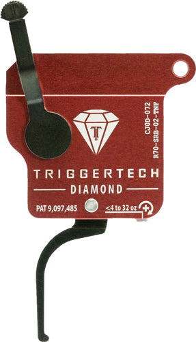 Triggertech Rem 700 Sngle Stg - Black Diamond Flat Clean