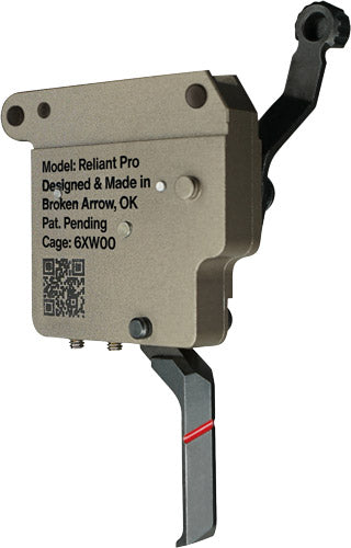 Rise Trigger Reliant Pro Rem - 700 1-3lb Pull Flat Fde/black