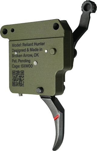 Rise Trigger Reliant Hunter - Rem 700 2-5lb Curved Green/blk
