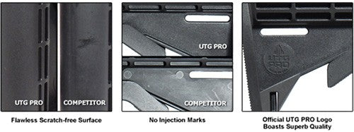 Utg Stock Assembly Ar-15 Black - 6 Position Mil-spec 5