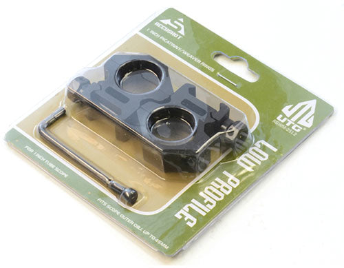 Utg Rings 1" Low Profile - Matte Black Picatinny/weaver