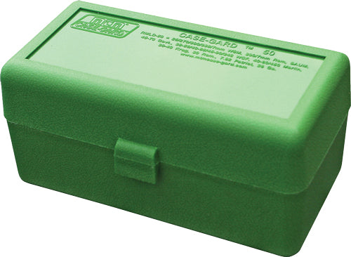 Mtm Ammo Box Wsm & 45/70 - 50-rounds Flip Top Style Green