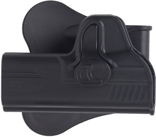 Bulldog Rr Holster Paddle Poly - S&w Shield 9/40 Black Rh