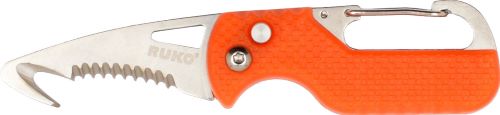 Ruko Spring Assist Folder - 1.75" Rescue Knife Orange 1