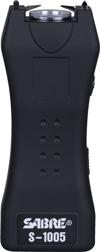 Sabre Stun Gun Flashlight Mini - W/holster 1.6uc Black