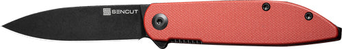 Sencut Knife Bocll Ii 2.96" - Burgundy G10/black Liner Lock!