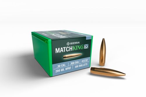 Sierra Bullets .30 Cal .308 - 200gr Hp-bt Matchking X 100ct