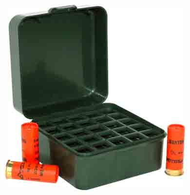 Mtm Ammo Box Shotshell To 3" - 1216& 20ga 25-rounds F Grn