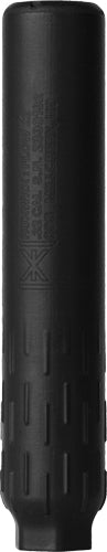 Huxwrx Flow 22 Ti Suppressor - Flow-through 3d Titanium Blk