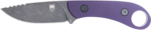 Cobratec D2 Skinner 3.75" Full - Tang Purple G10 W/kydex Sheath