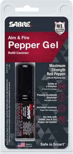 Sabre Aim & Fire Pepper Gel - Refill Canister 2